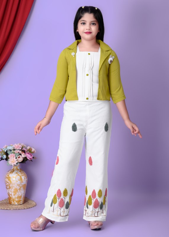 KHUKU ENTERPRISE SPECIAL TOP AND PALAZZO WITH JACKET